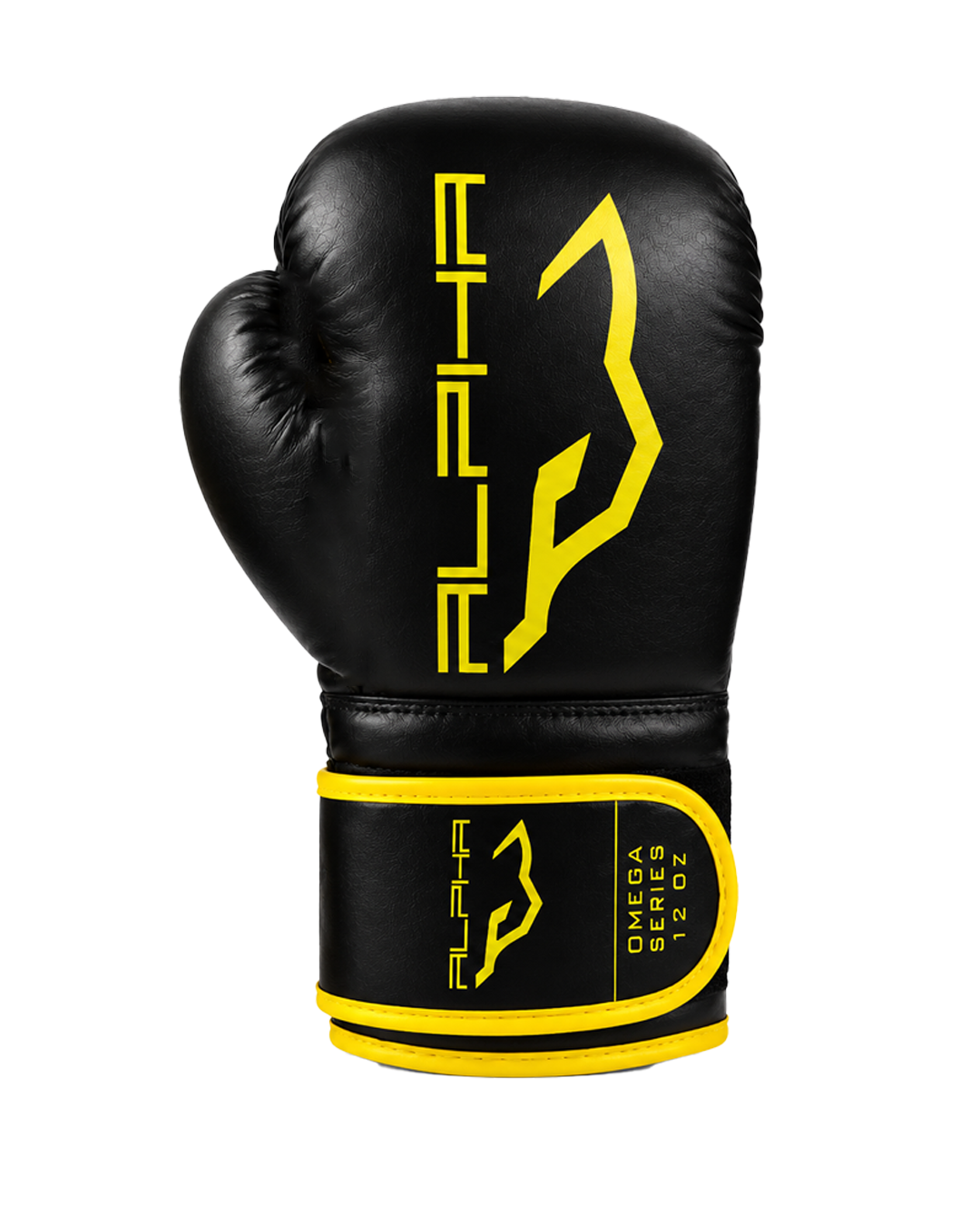 Volt Yellow & Black Training Boxing Gloves 12oz - Alpha Omega Series | Pro X Sports