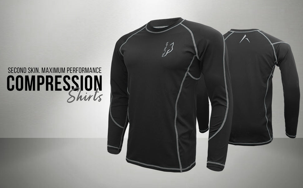 Compression Shirt Gray7- Pro X Sports Wear