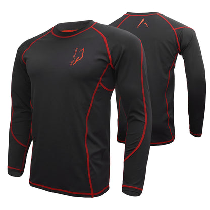 Compression Shirt Red- Pro X Sports Wear