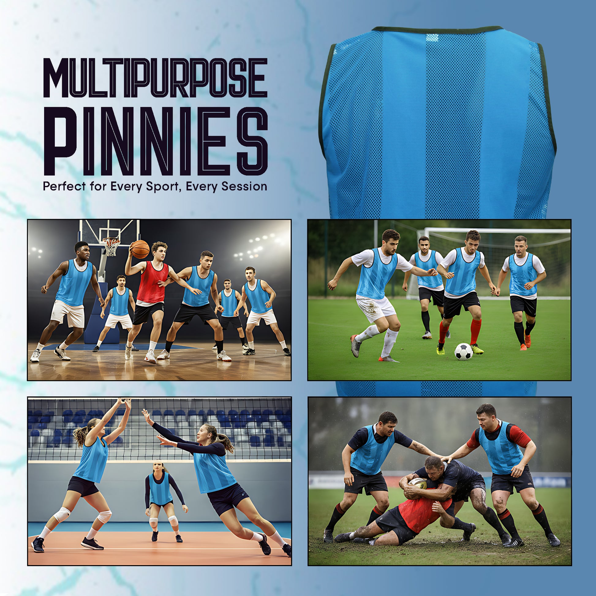 Training Vest Cyan 5 - Pro X Sports Wear