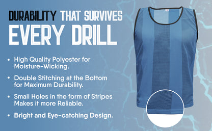 Training Vest Cyan 9 - Pro X Sports Wear