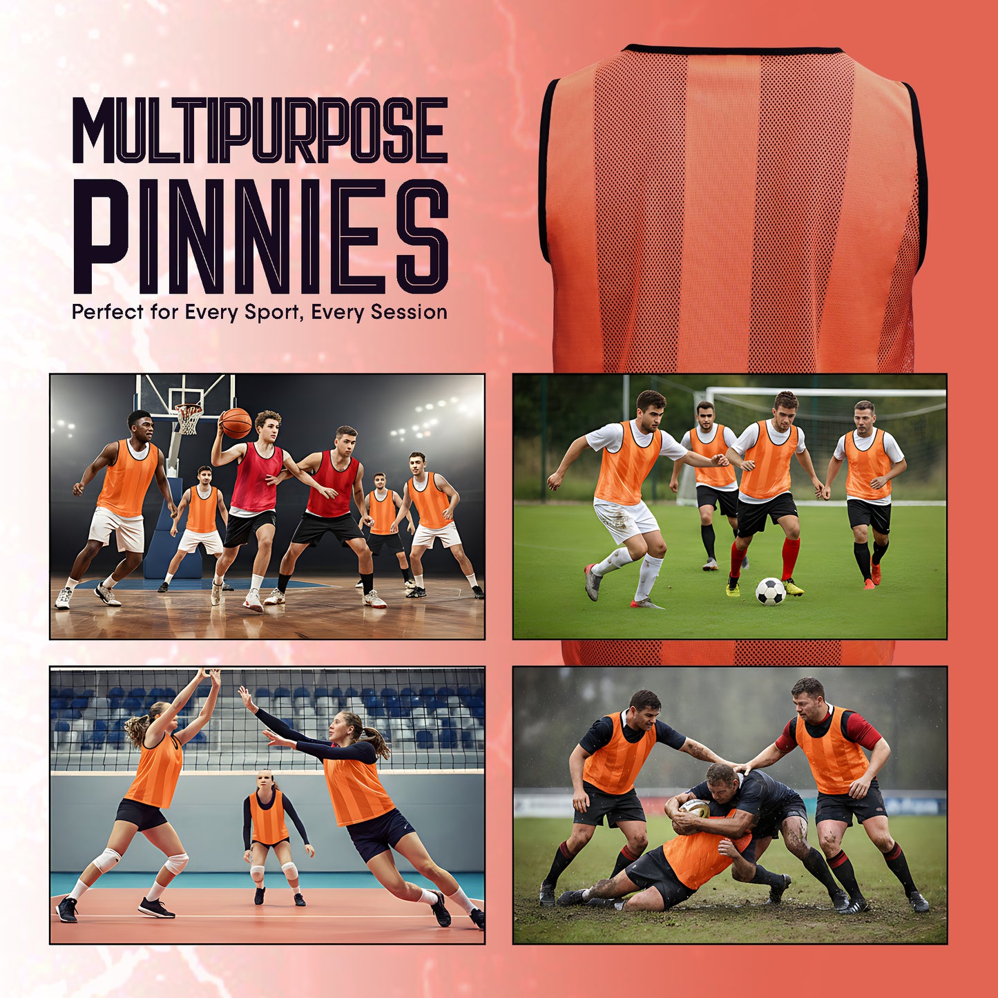 Training Vest Orange 5 - Pro X Sports Wear
