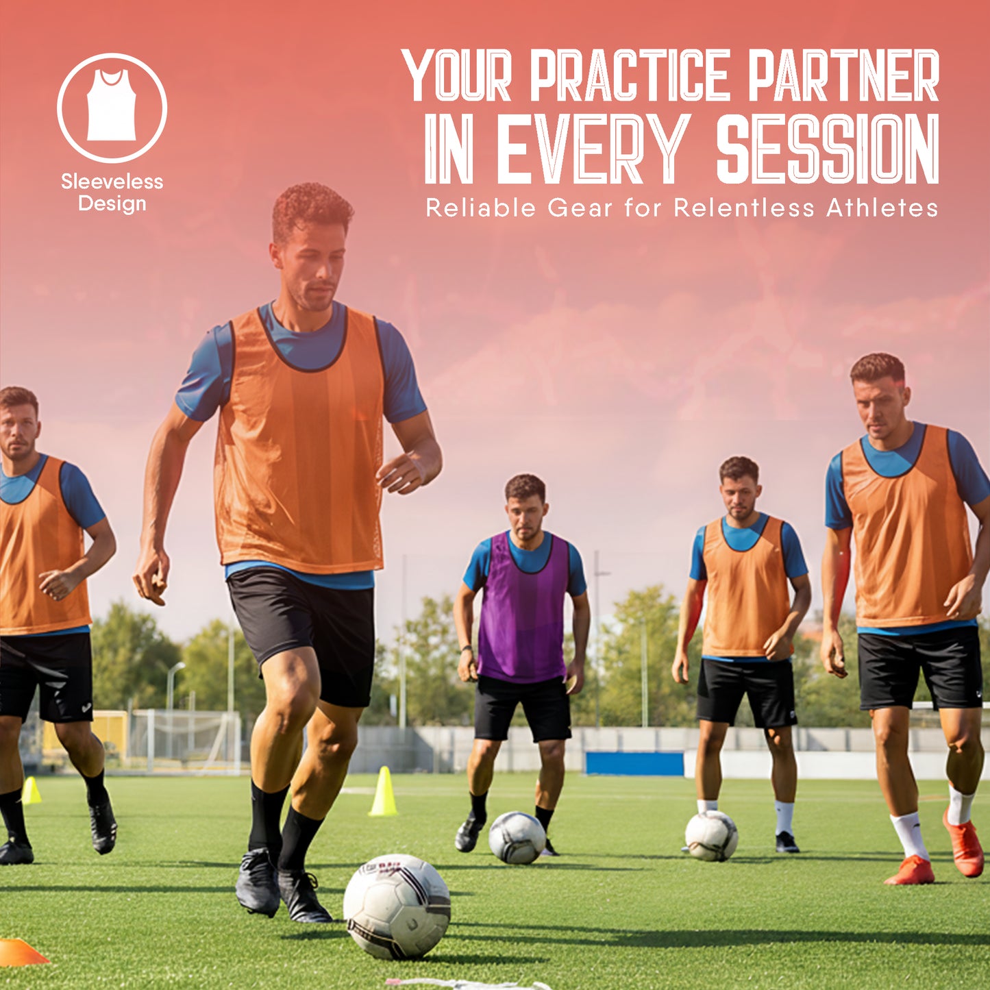 Training Vest Orange 6 - Pro X Sports Wear