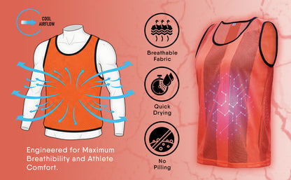 Training Vest Orange 8 - Pro X Sports Wear