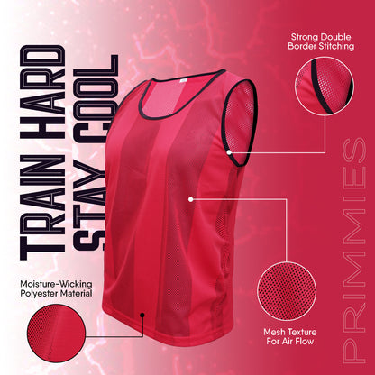 Training Vest Red-2 - Prox Sports Wear