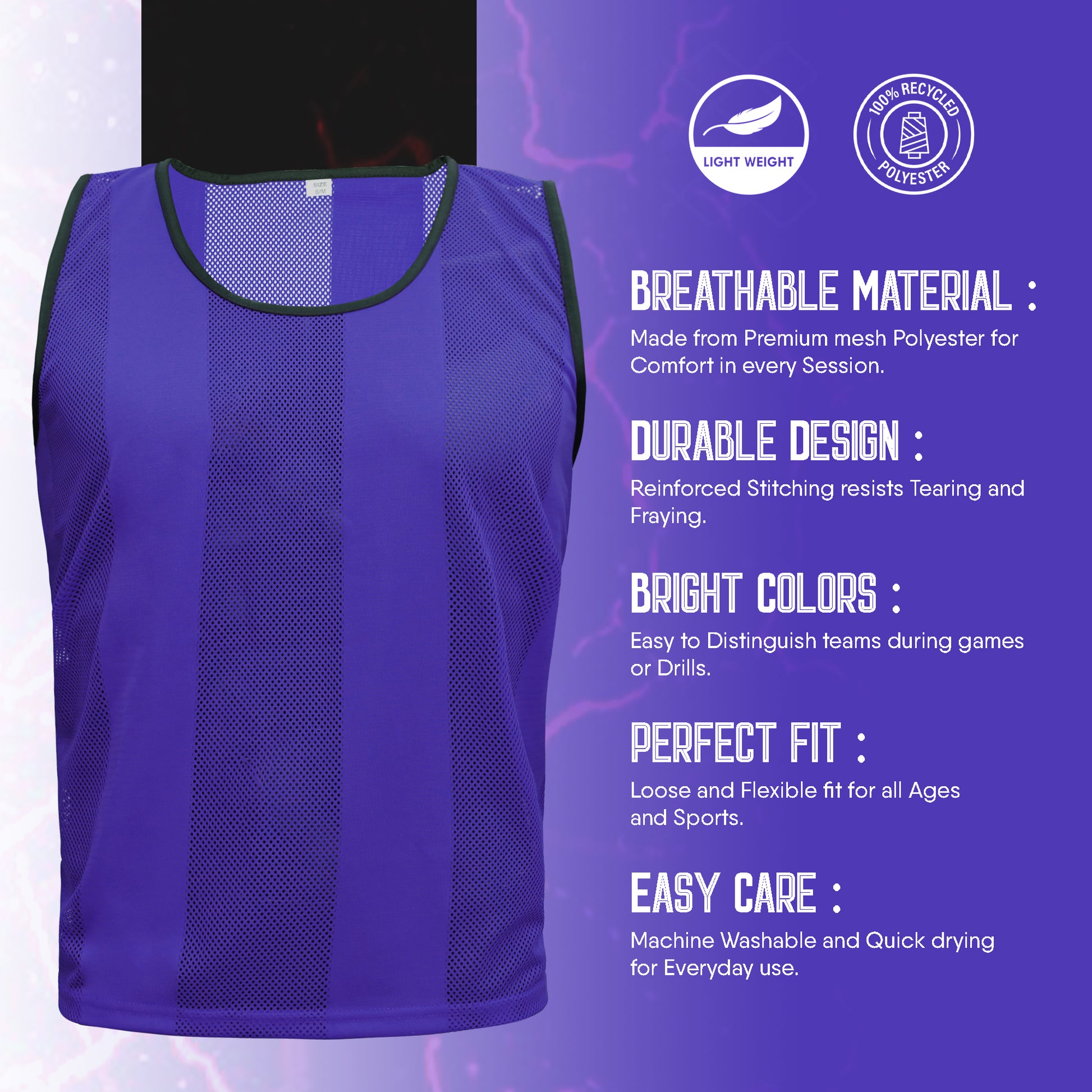 Training Vest Royal Blue 1 - Pro X Sports Wear