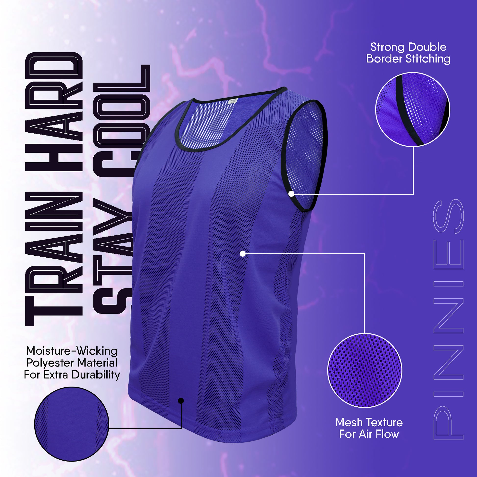 Training Vest Royal Blue 2 - Pro X Sports Wear