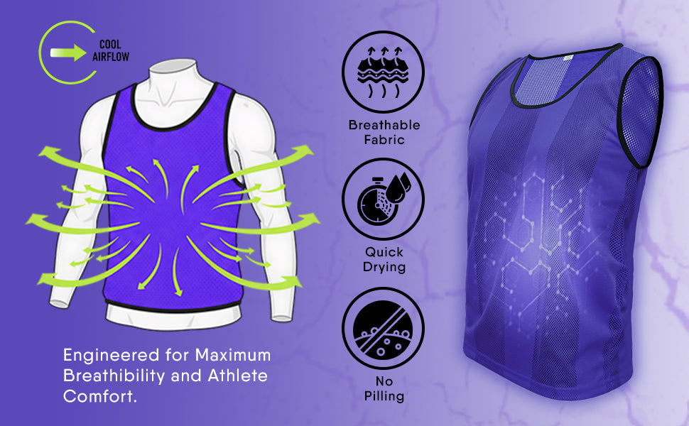 Training Vest Royal Blue 8- Pro X Sports Wear