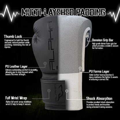 Multi-layer foam padding combines shock absorption, thumb protection, and wrist stability to deliver comfort, safety, and performance during every training session.