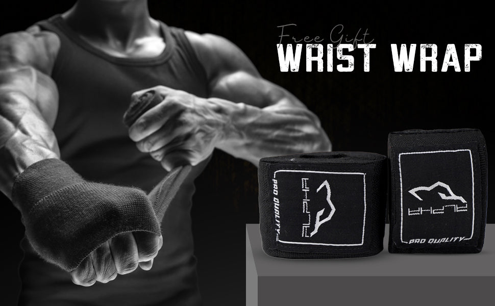 Boxer wrapping hands with Alpha Omega boxing hand wraps, featuring durable wrist support and protection for training, sparring, kickboxing, and combat sports.